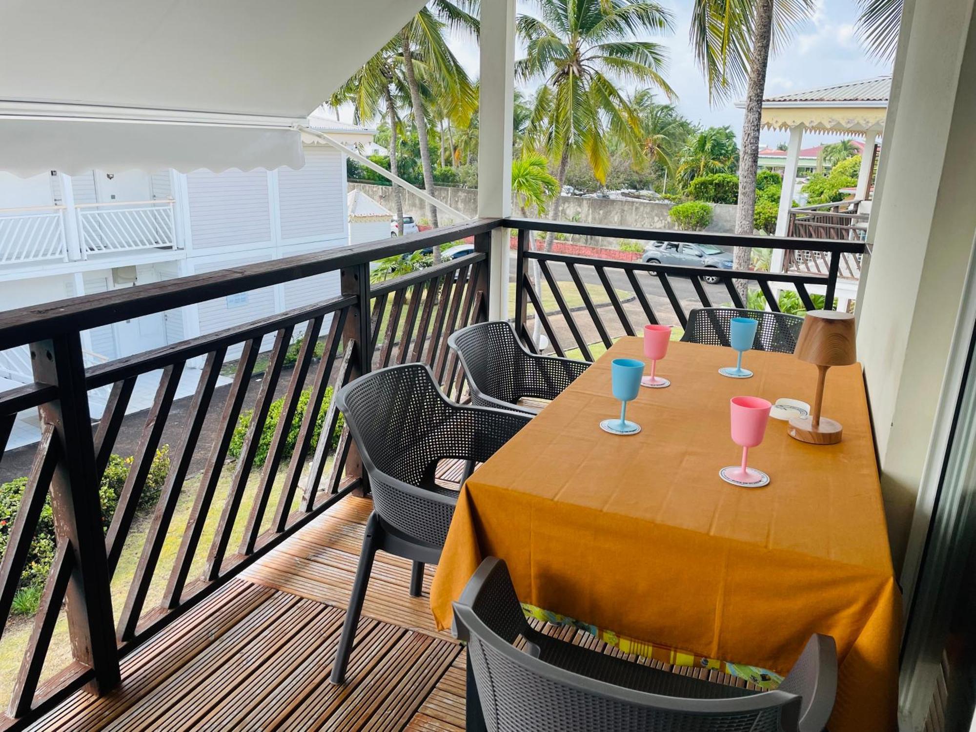 Ticarbets T3 - Residence Manganao - En Bord De Plage Сен-Франсуа Экстерьер фото